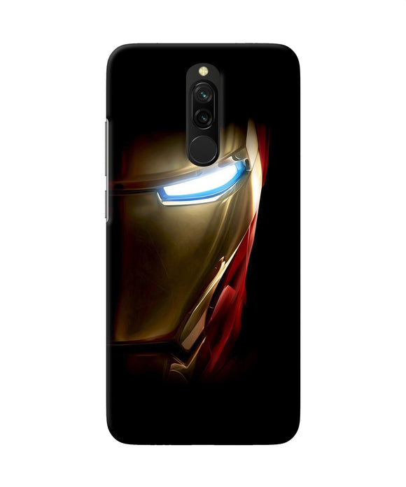 Ironman Half Face Redmi 8 Back Cover