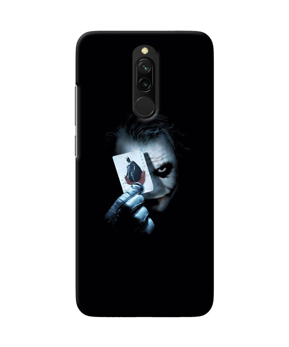 Joker Dark Knight Card Redmi 8 Back Cover