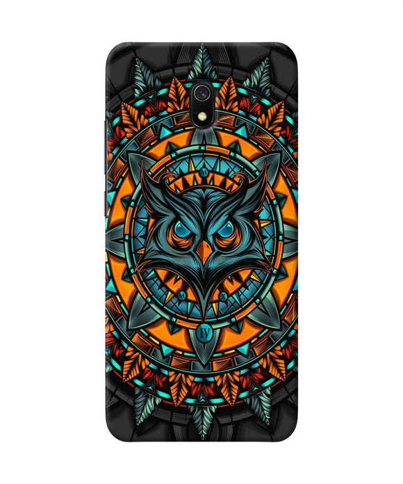 Angry Owl Art Redmi 8a Back Cover