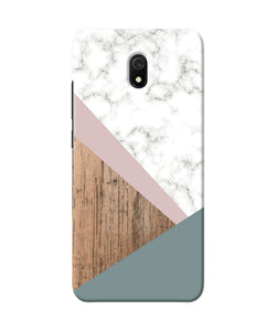 Marble Wood Abstract Redmi 8a Back Cover