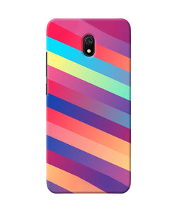 Stripes color Redmi 8A Back Cover