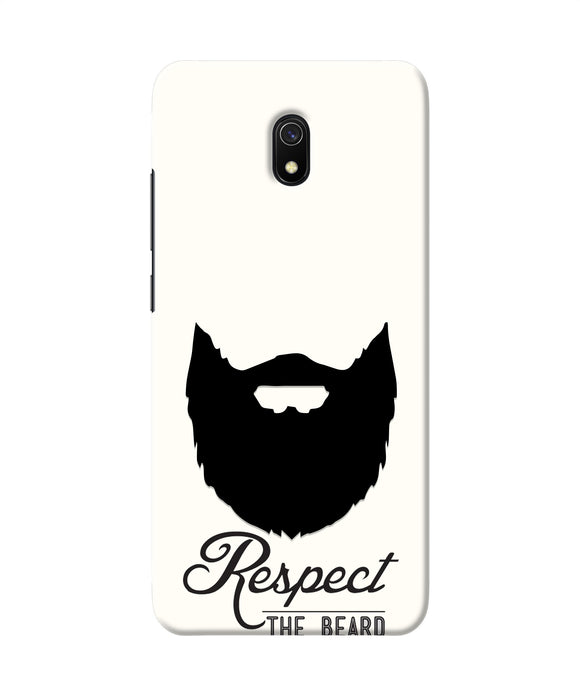 Respect the Beard Redmi 8A Real 4D Back Cover