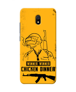 PUBG Chicken Dinner Redmi 8A Real 4D Back Cover