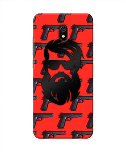 Rocky Bhai Beard Look Redmi 8A Real 4D Back Cover