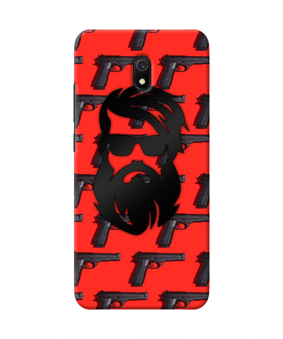 Rocky Bhai Beard Look Redmi 8A Real 4D Back Cover