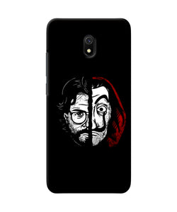 Money Heist Professor Mask Sketch Redmi 8A Back Cover