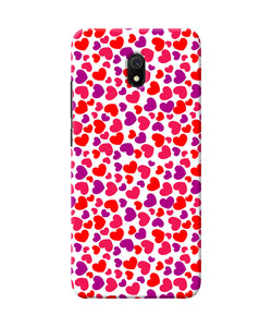 Heart Print Redmi 8a Back Cover