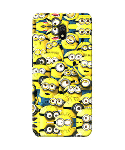 Minions Mini Crowd Redmi 8a Back Cover