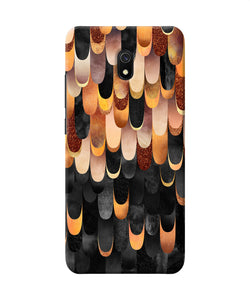 Abstract Wooden Rug Redmi 8a Back Cover