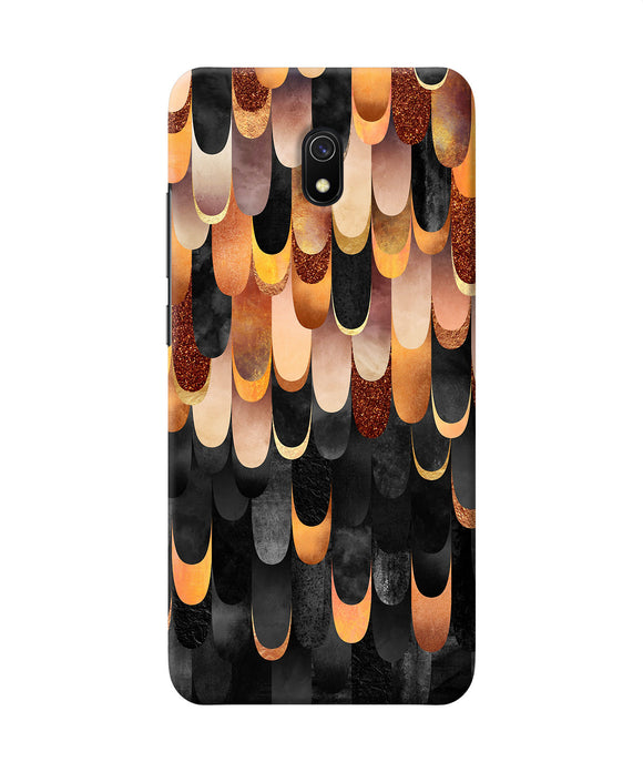 Abstract Wooden Rug Redmi 8a Back Cover