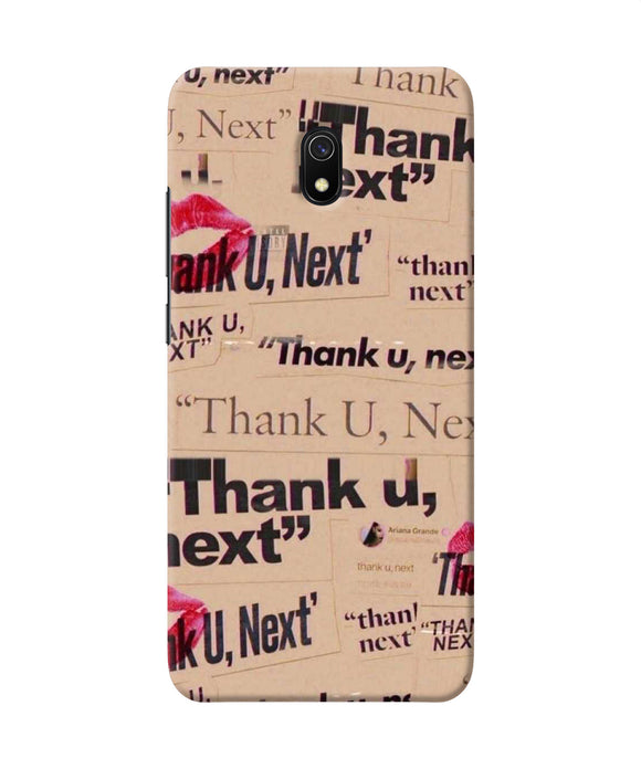 Thank You Next Redmi 8a Back Cover