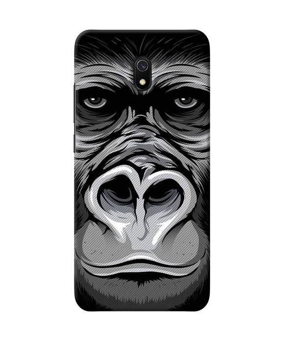 Black Chimpanzee Redmi 8a Back Cover