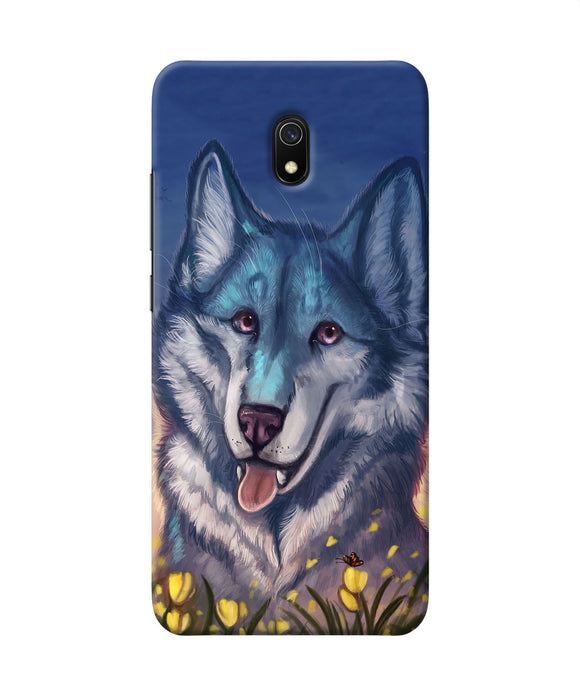 Cute Wolf Redmi 8a Back Cover