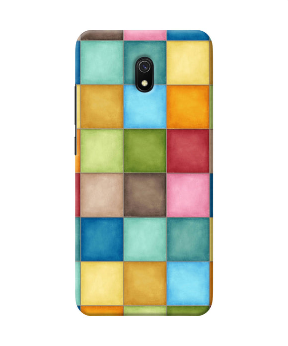 Abstract Colorful Squares Redmi 8a Back Cover