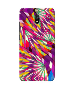 Abstract Colorful Print Redmi 8a Back Cover