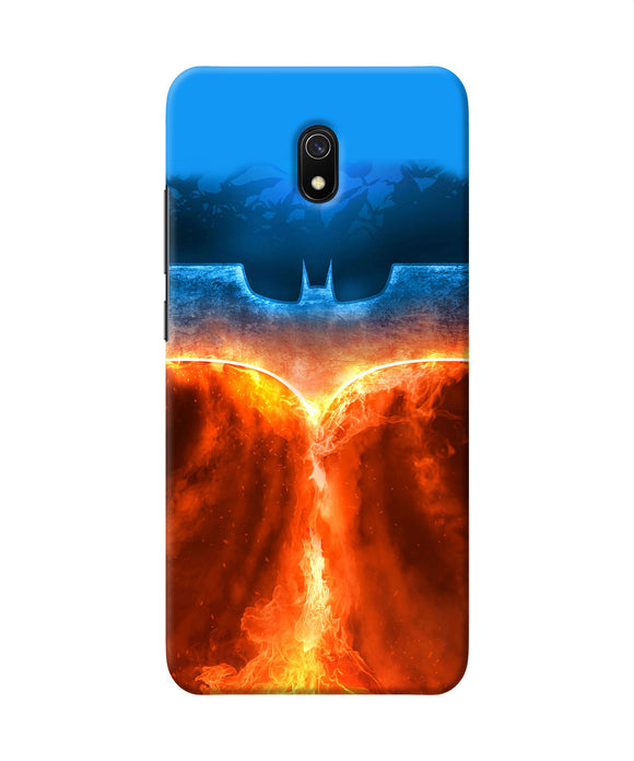 Burning Batman Logo Redmi 8a Back Cover