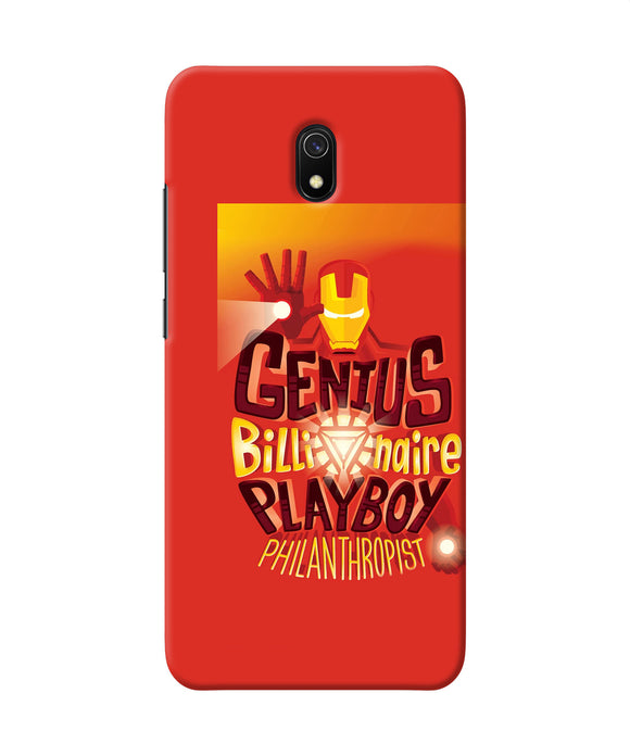 Ironman Quote Redmi 8a Back Cover