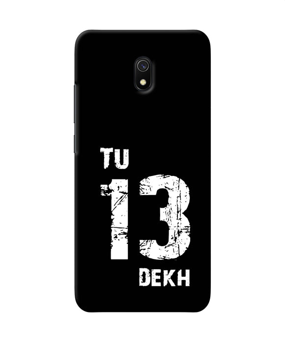 Tu Tera Dekh Quote Redmi 8a Back Cover