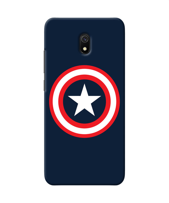 Captain America Logo Redmi 8a Back Cover