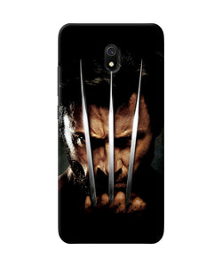 Wolverine Poster Redmi 8a Back Cover