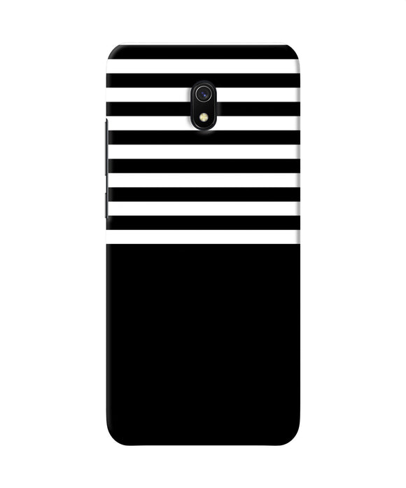 Black And White Print Redmi 8a Back Cover