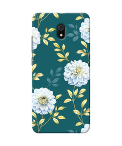 Flower Canvas Redmi 8a Back Cover