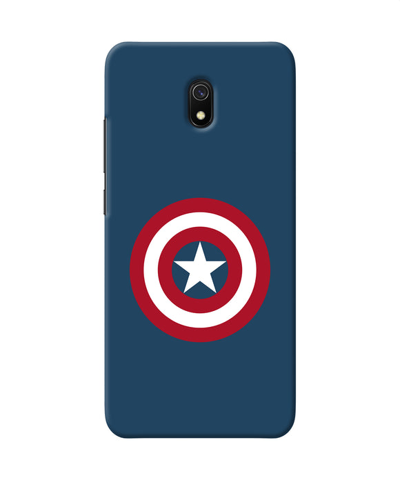 Captain America Logo Redmi 8a Back Cover