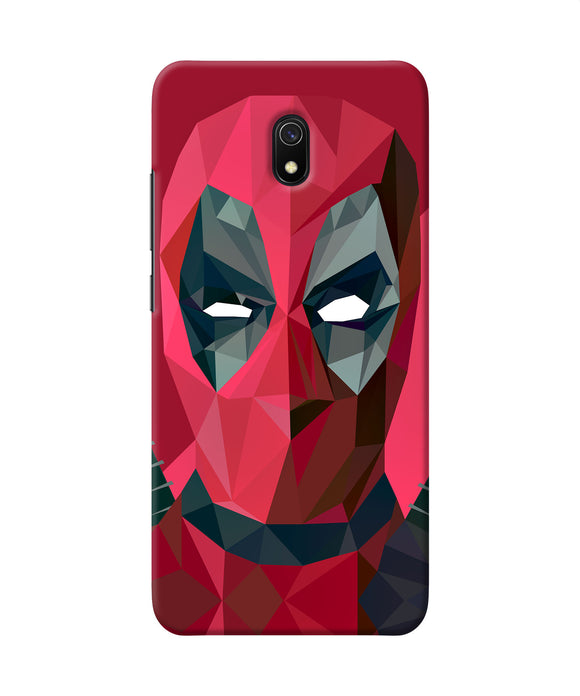 Abstract Deadpool Full Mask Redmi 8a Back Cover