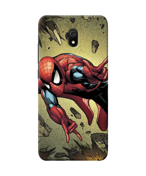 Spiderman On Sky Redmi 8a Back Cover