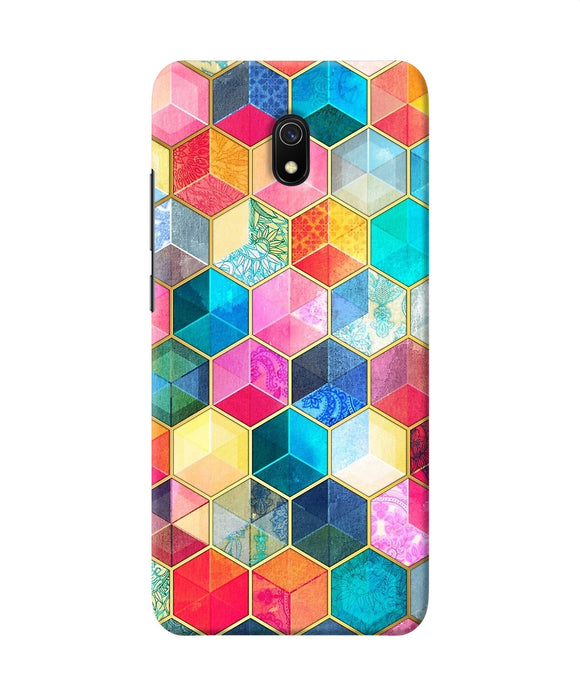 Abstract Color Box Redmi 8a Back Cover