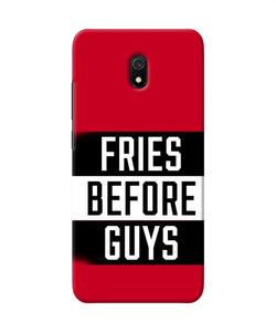 Fries Before Guys Quote Redmi 8a Back Cover