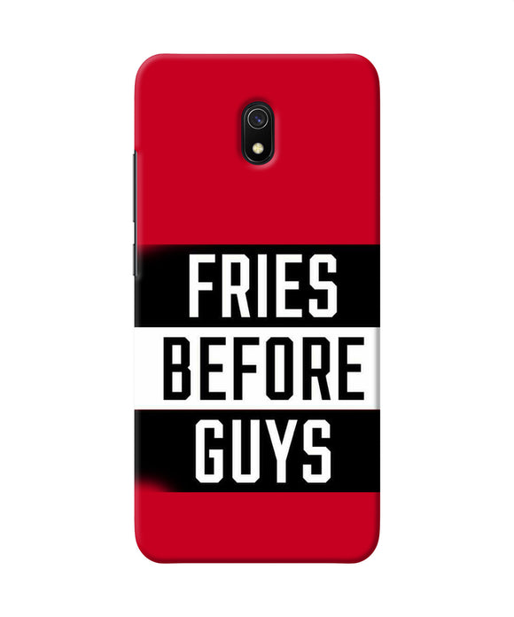 Fries Before Guys Quote Redmi 8a Back Cover