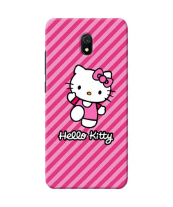 Hello Kitty Pink Redmi 8a Back Cover