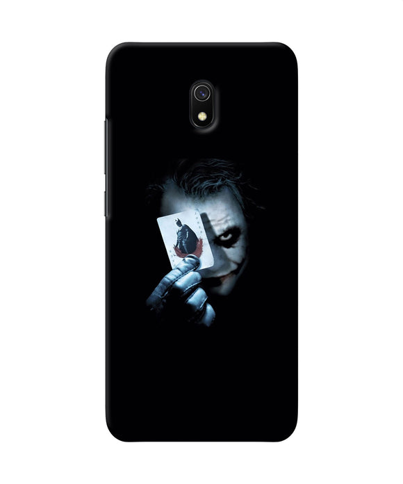 Joker Dark Knight Card Redmi 8a Back Cover