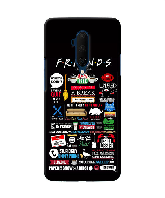Friends Oneplus 7t Pro Back Cover