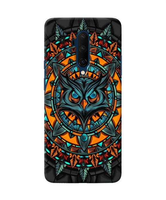 Angry Owl Art Oneplus 7t Pro Back Cover
