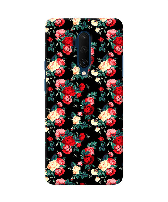 Rose Pattern Oneplus 7t Pro Back Cover