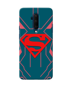 Superman Techno Oneplus 7T Pro Real 4D Back Cover