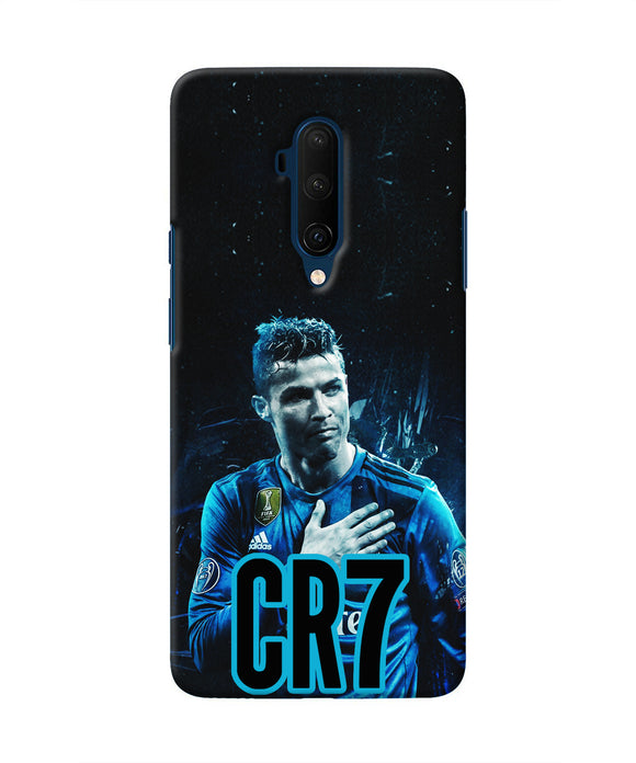 Christiano Ronaldo Blue Oneplus 7T Pro Real 4D Back Cover