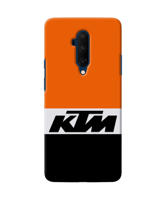KTM Colorblock Oneplus 7T Pro Real 4D Back Cover