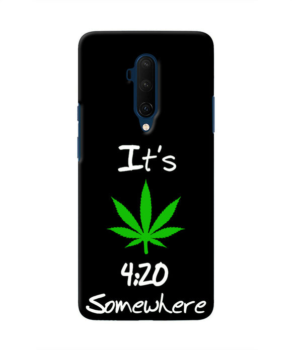 Weed Quote Oneplus 7T Pro Real 4D Back Cover