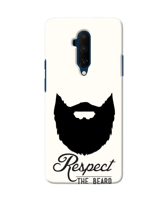 Respect the Beard Oneplus 7T Pro Real 4D Back Cover