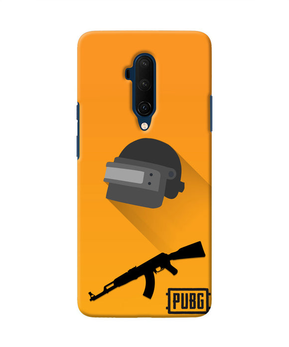 PUBG Helmet and Gun Oneplus 7T Pro Real 4D Back Cover