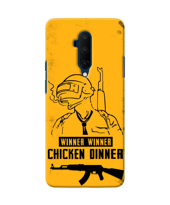 PUBG Chicken Dinner Oneplus 7T Pro Real 4D Back Cover