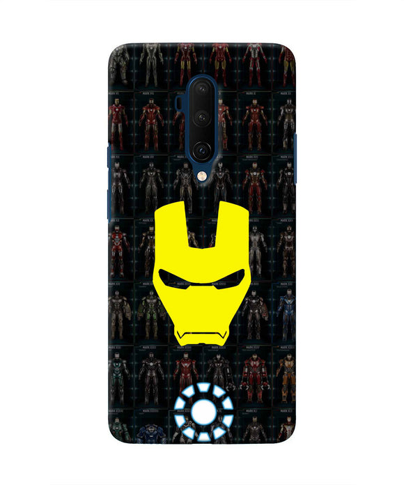Iron Man Suit Oneplus 7T Pro Real 4D Back Cover