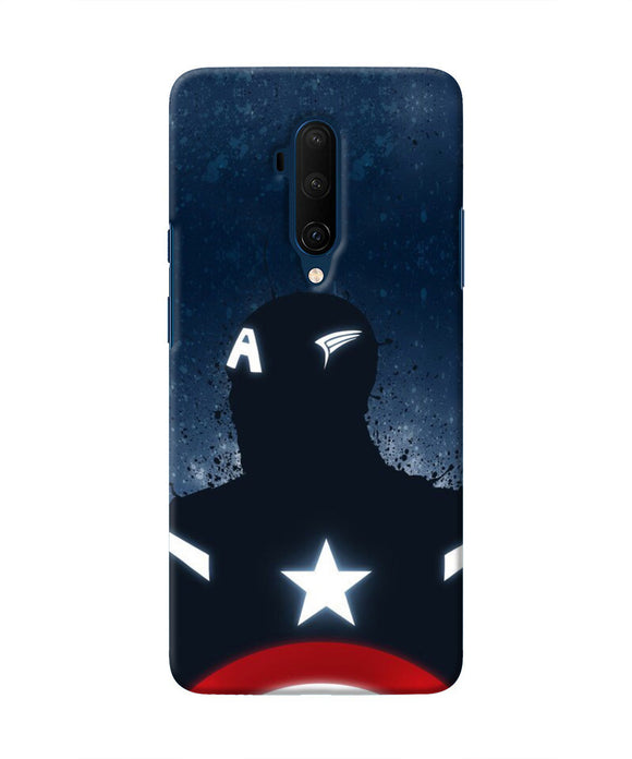 Captain america Shield Oneplus 7T Pro Real 4D Back Cover