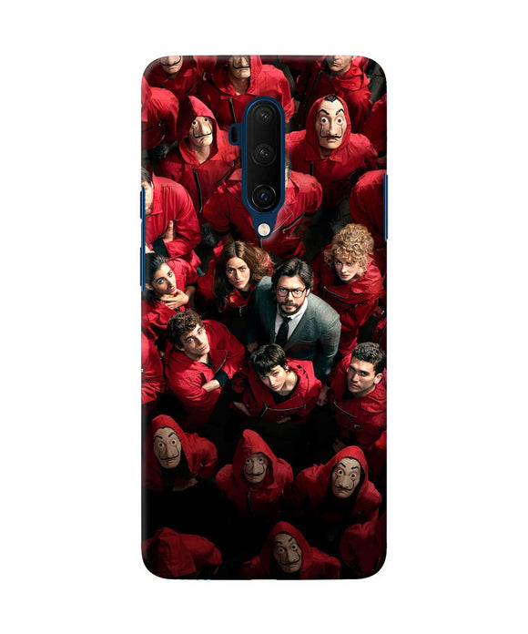 Money Heist Professor with Hostages Oneplus 7T Pro Back Cover