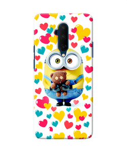 Minion Teddy Hearts Oneplus 7t Pro Back Cover