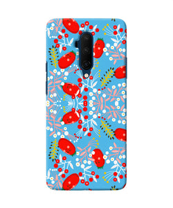 Small Red Animation Pattern Oneplus 7t Pro Back Cover