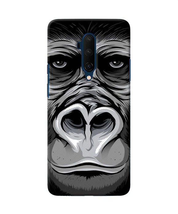 Black Chimpanzee Oneplus 7t Pro Back Cover